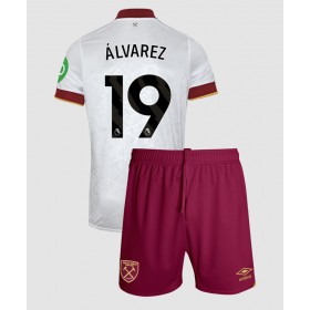 West Ham United Edson Alvarez #19 3rd Trikot 2024-25 Kurzarm (+ kurze hosen)